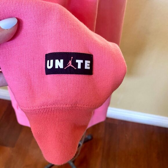 Jordan X Lyrical Lemonade Collaboration Pink Logo Hoodie size L - Picture 9 of 14